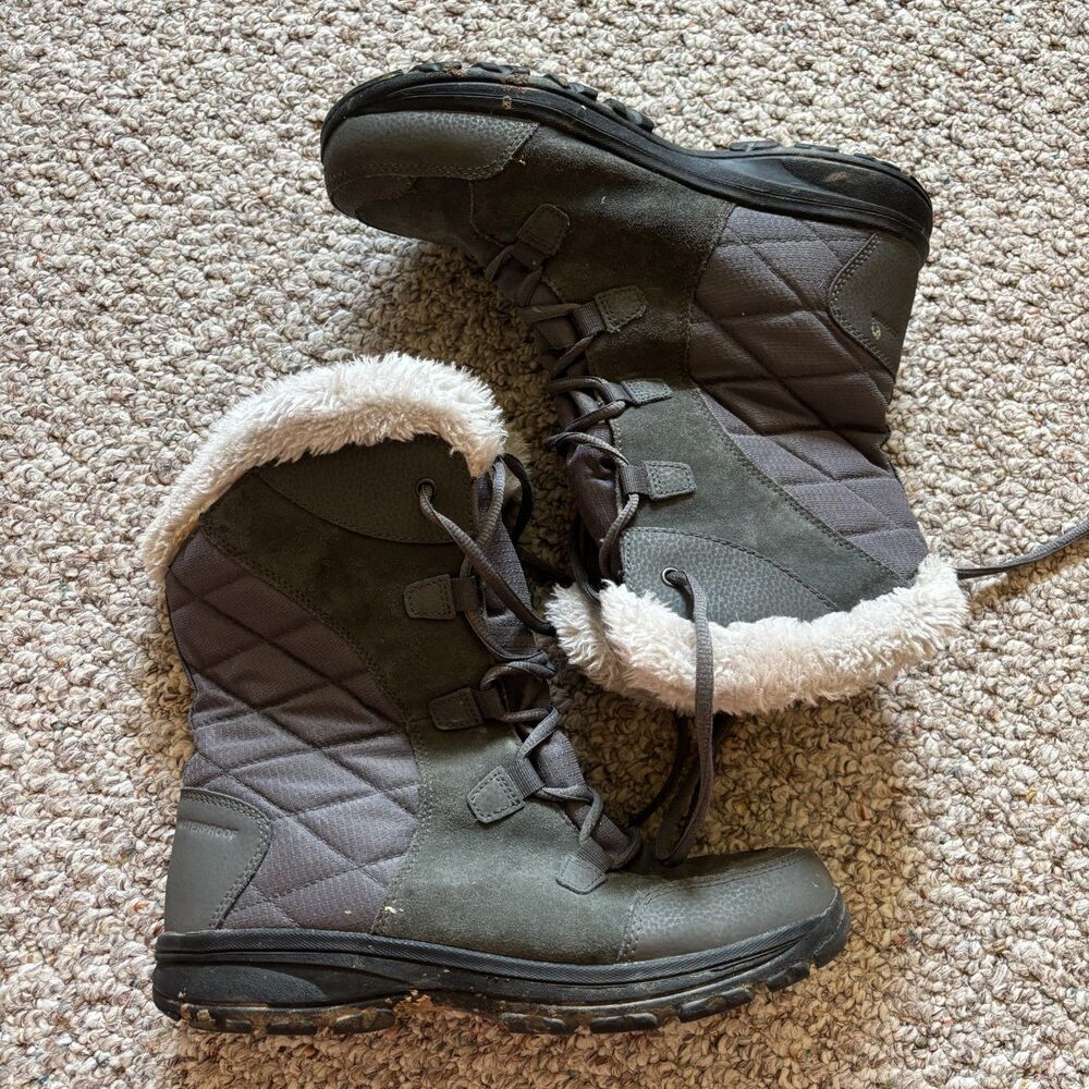 Columbia Ice Maiden II Waterproof Winter Boots Women's Size 9